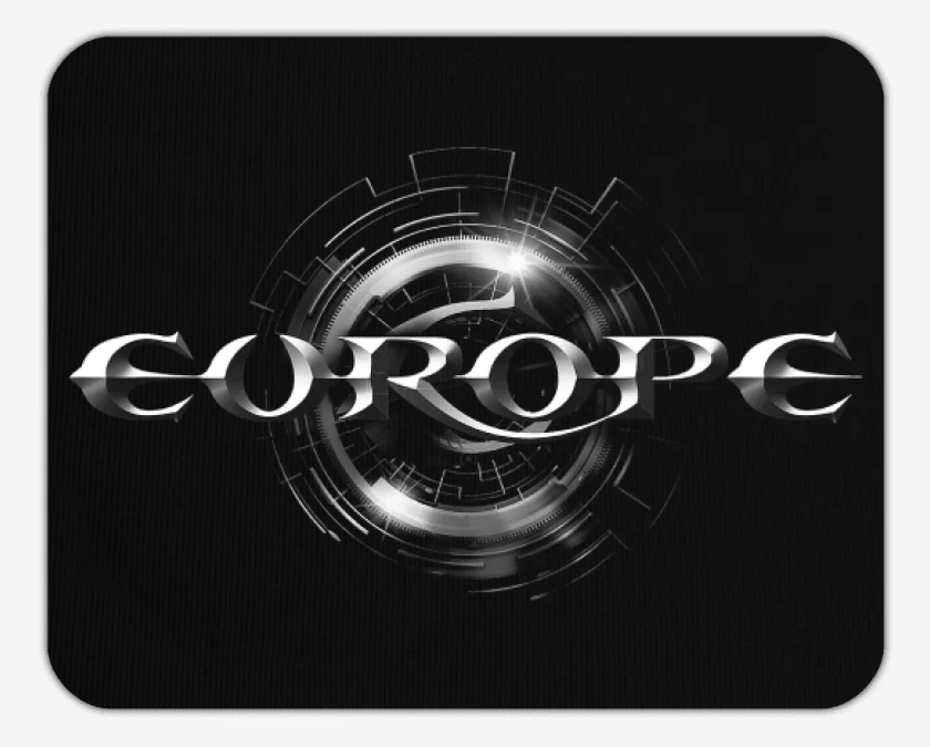 Mousepad Negro de Europe Logo