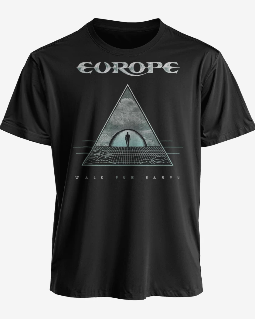 Polera premium Negro de Europe Walk The Earth