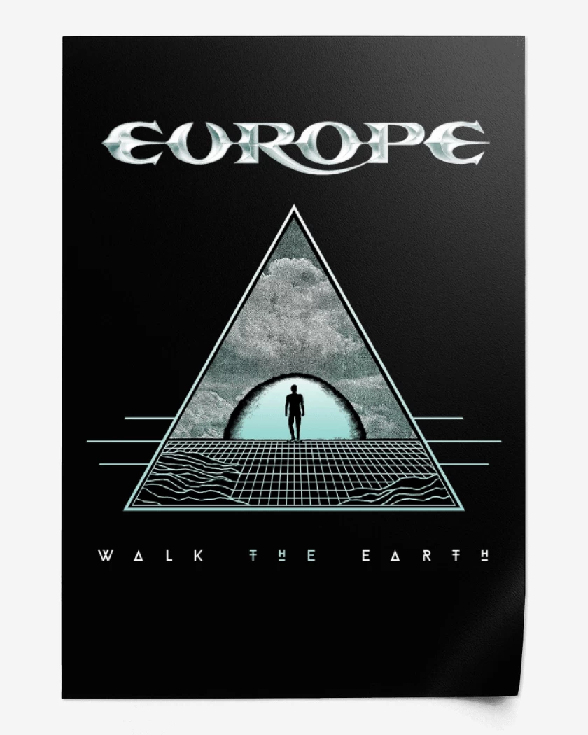 Print Europe Walk The Earth