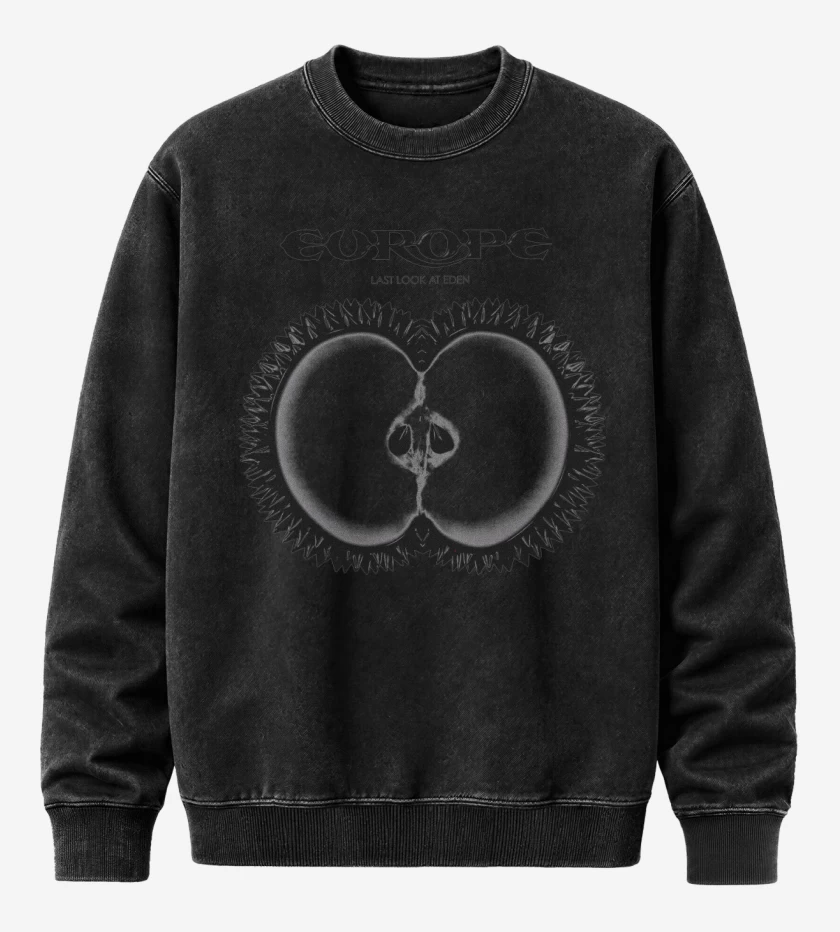 Poleron Polo Acid Wash Negro de Europe Last Look at Eden