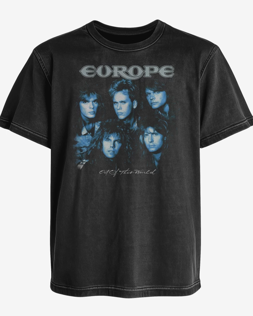 Polera desgastada Europe Out of This World