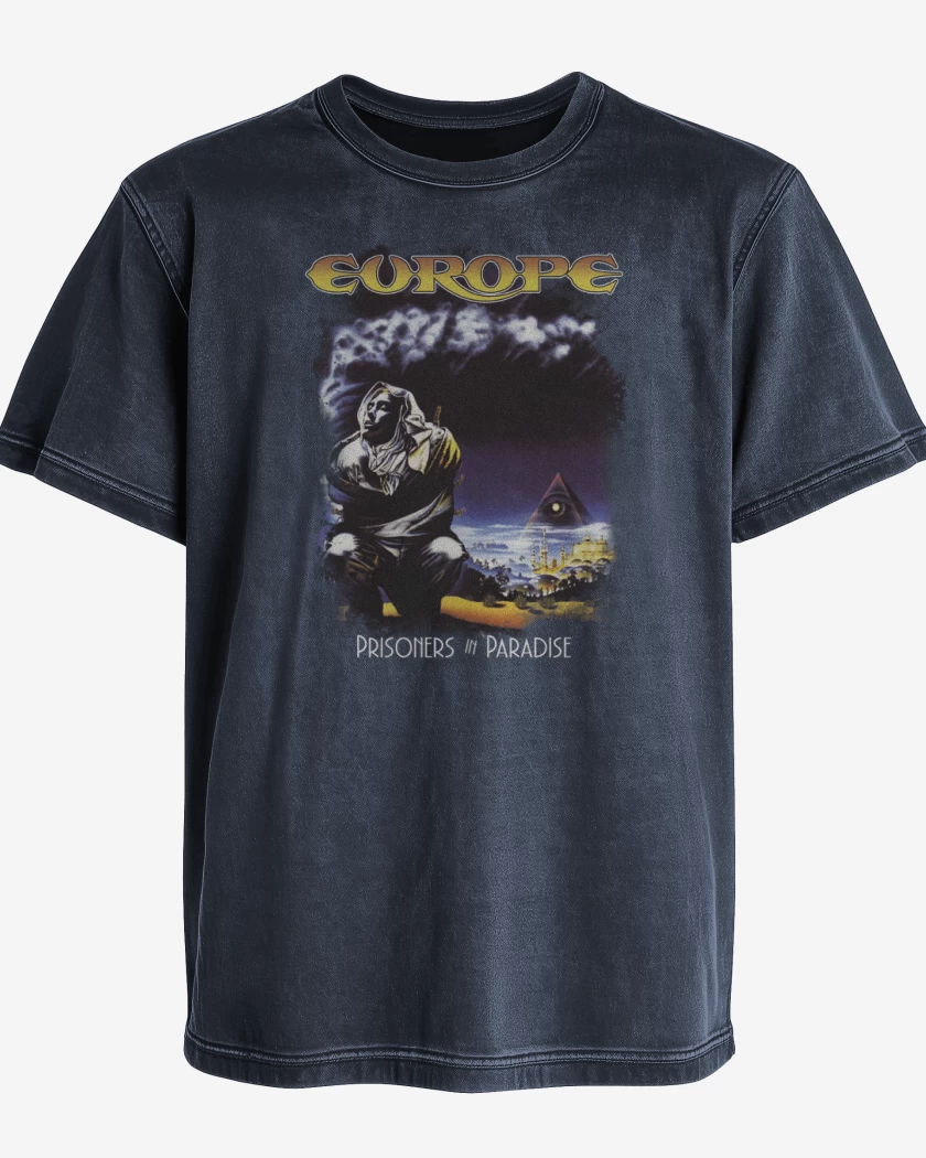 Polera desgastada Europe Prisoners in Paradise