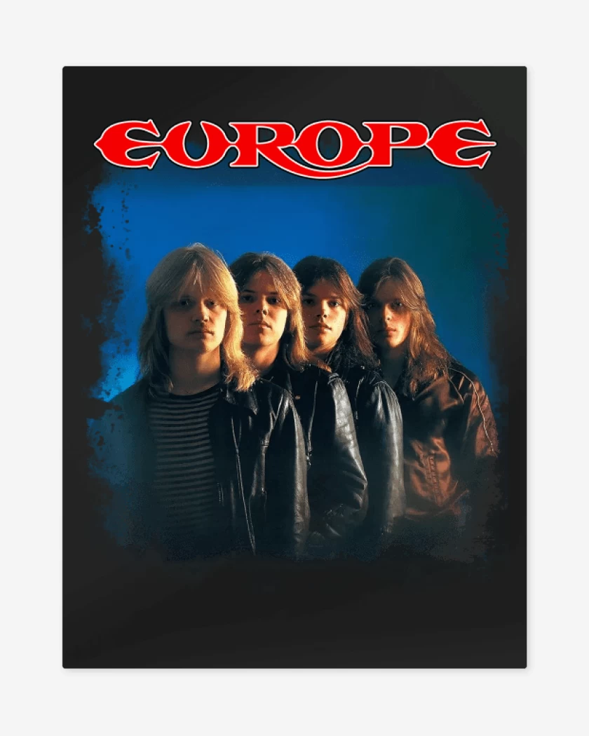 Print metalico Negro de Europe 1983