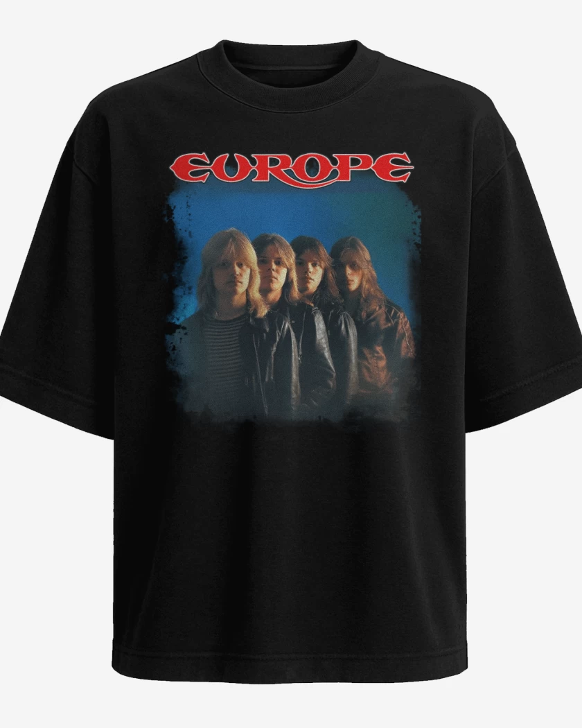 Polera Oversize Negro de Europe 1983