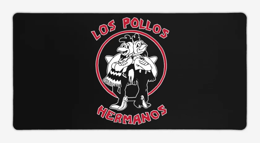 Mouse pad Gamer Negro de Los Pollos Hermanos