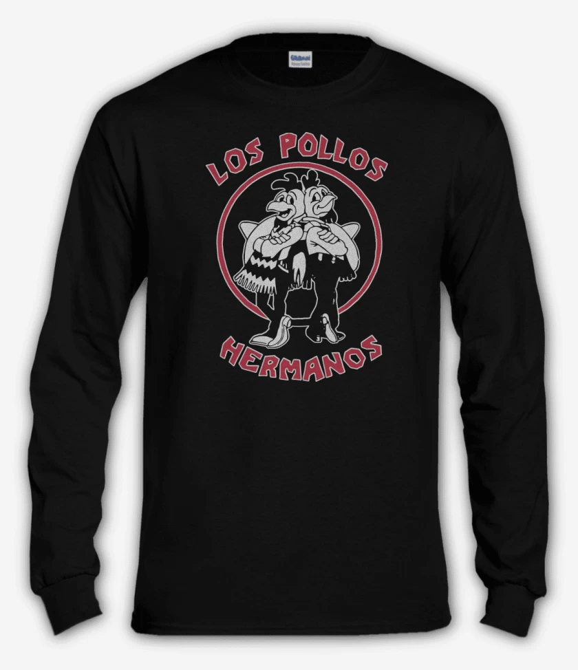 Polera manga larga Negro de Los Pollos Hermanos
