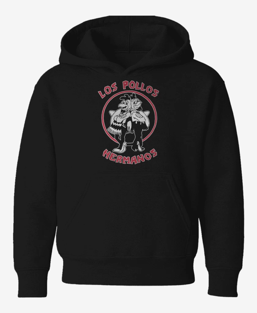 Poleron de niño Negro de Los Pollos Hermanos