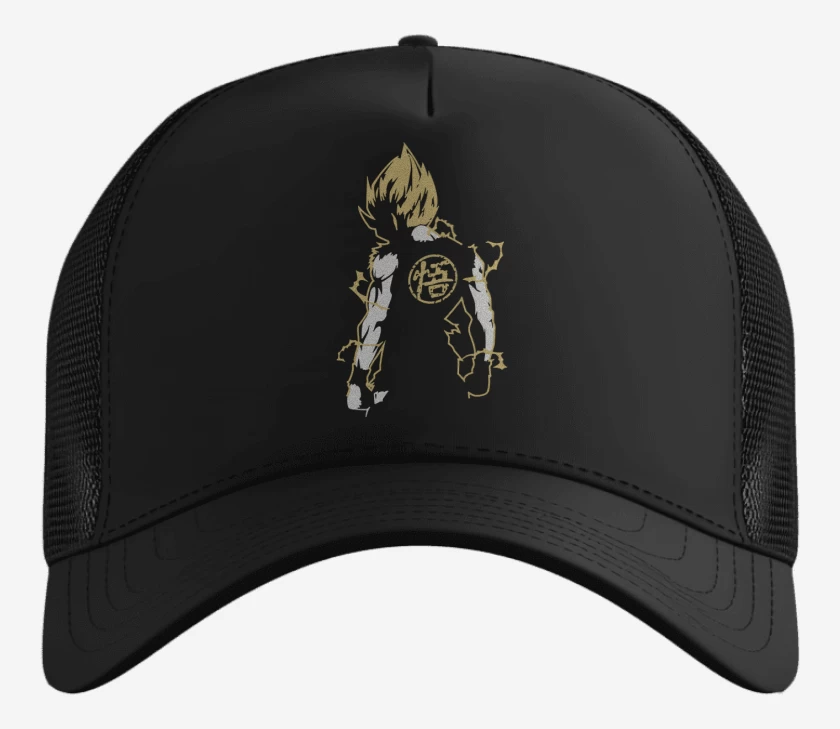 Gorro Negro de Goku Espalda