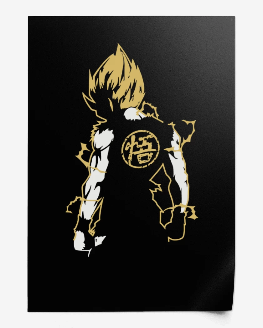Print Goku Espalda
