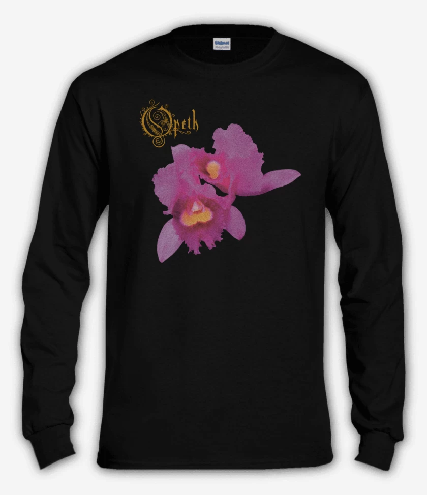 Polera manga larga Negro de Orchid