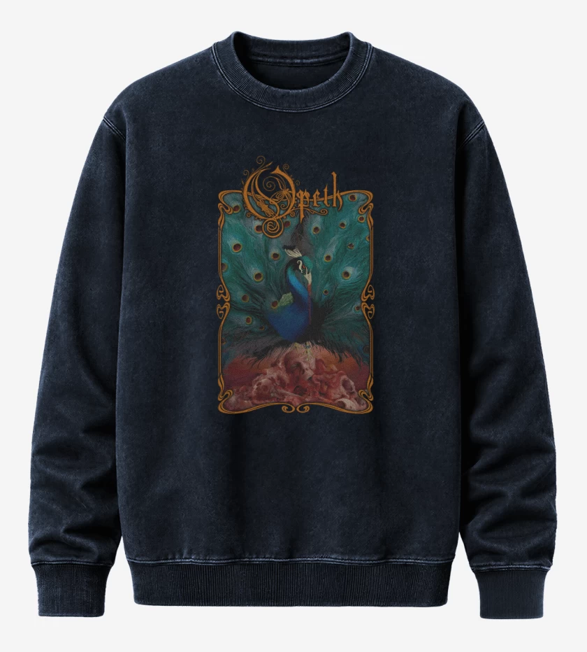 Poleron Polo Acid Wash Azul Marino de Sorceress