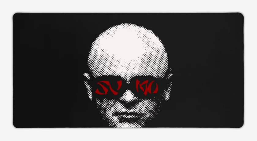 Mouse pad Gamer Negro de Sumo