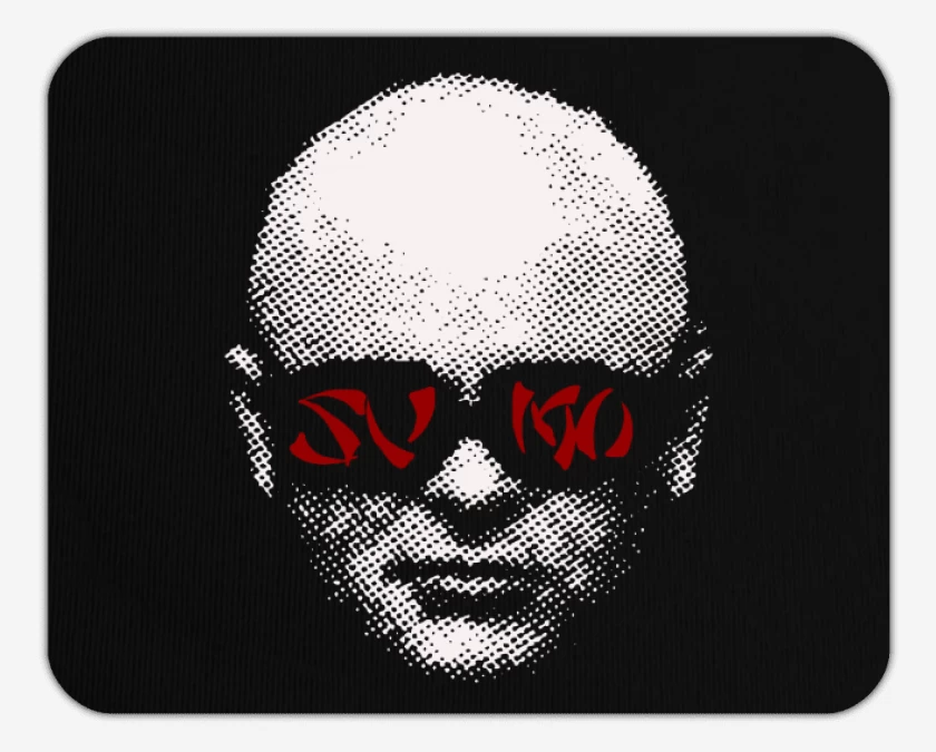 Mousepad Negro de Sumo