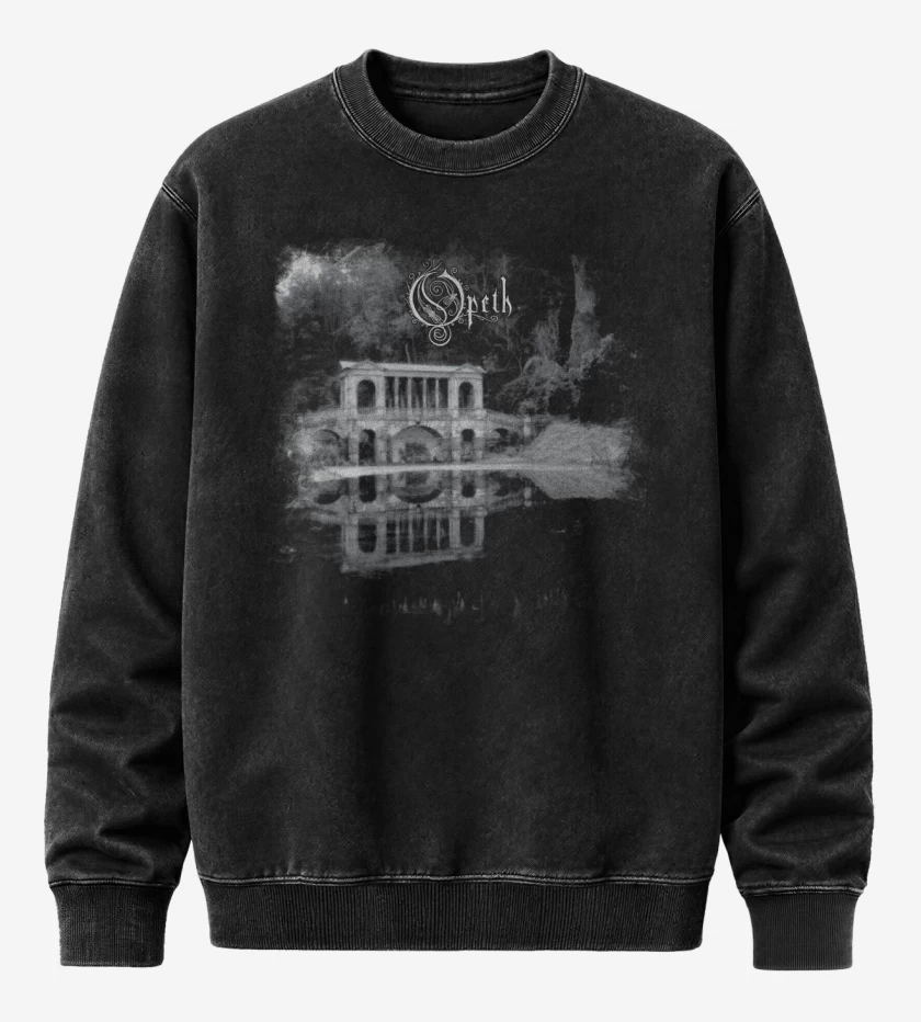 Poleron Polo Acid Wash Negro de Morningrise
