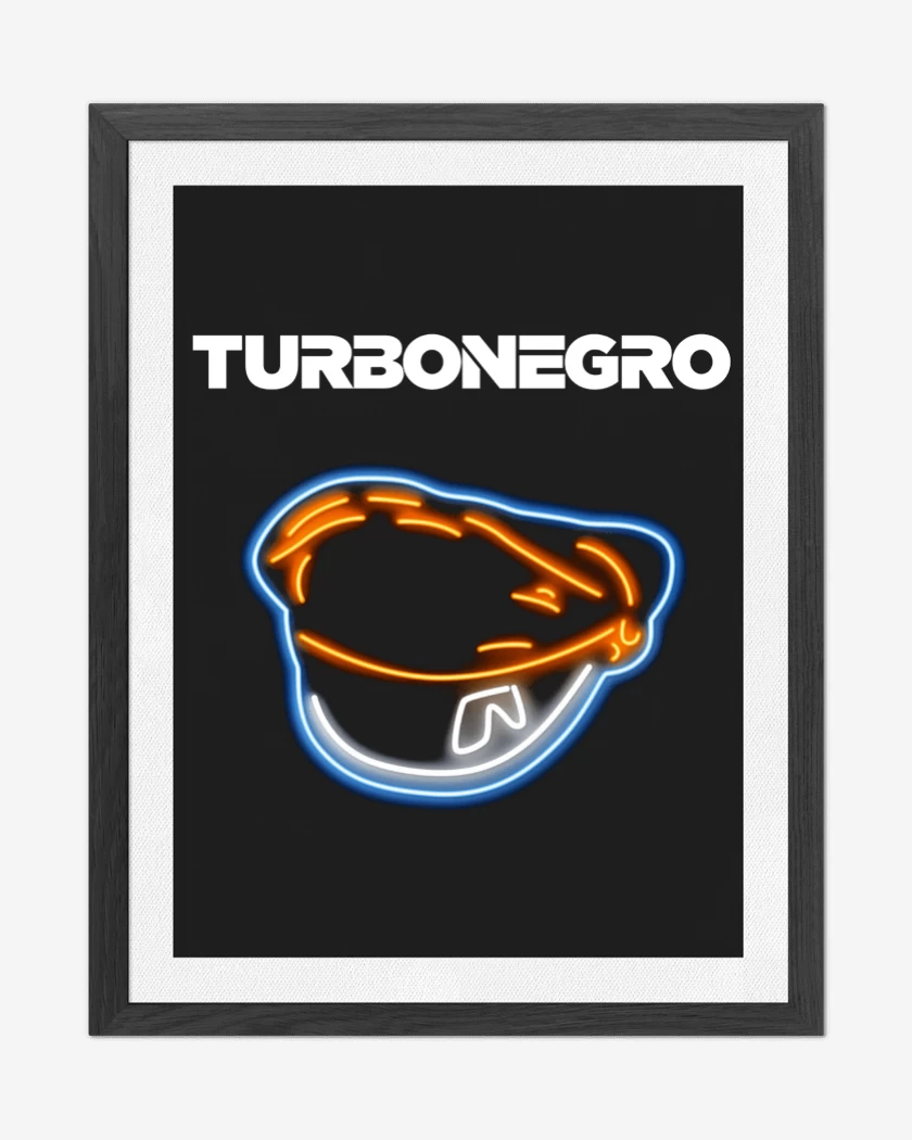 Cuadro decorativo Negro de Turbonegro 2