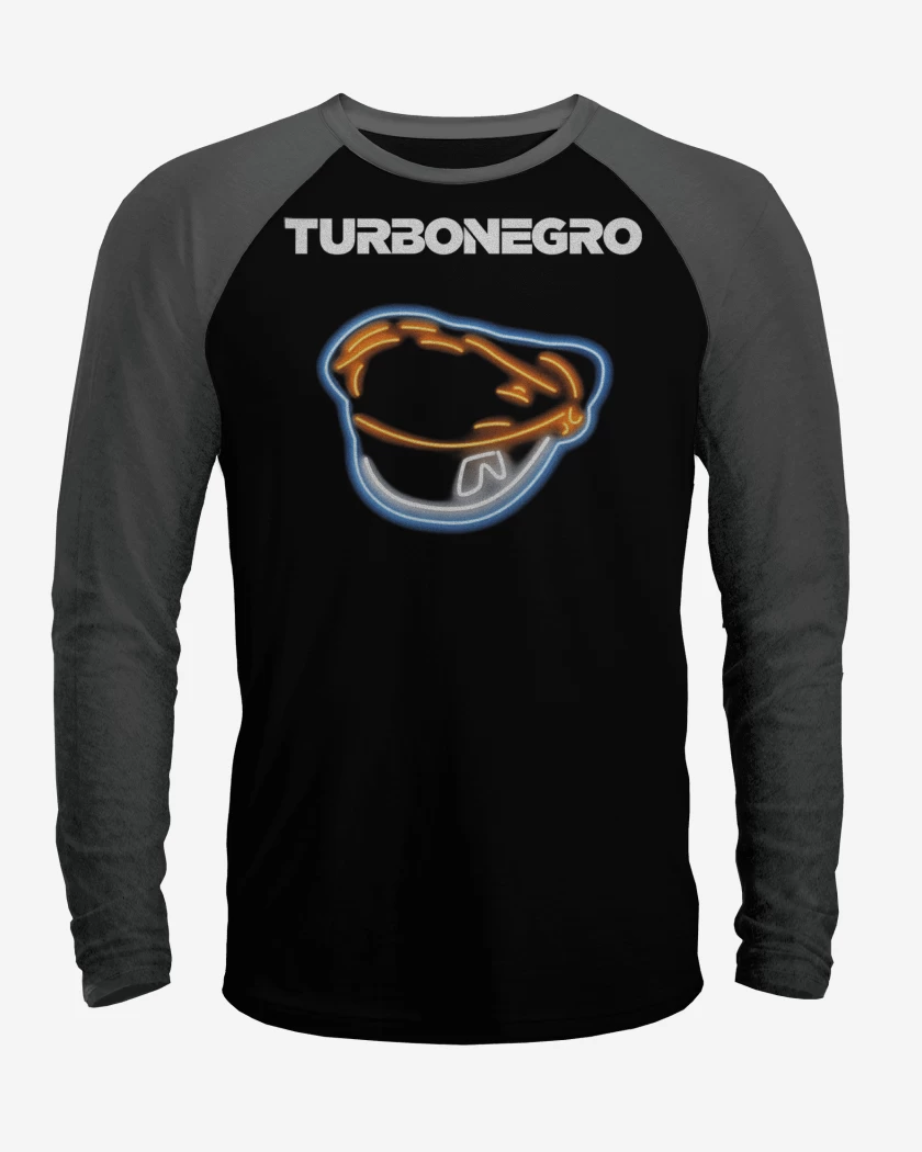 Polera Raglan Negro / Negro Heather de Turbonegro 2