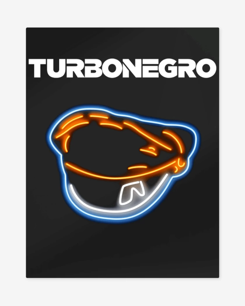 Print metalico Negro de Turbonegro 2