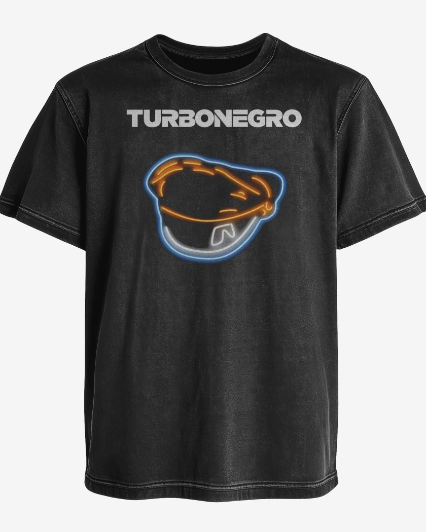 Polera desgastada Negro de Turbonegro 2