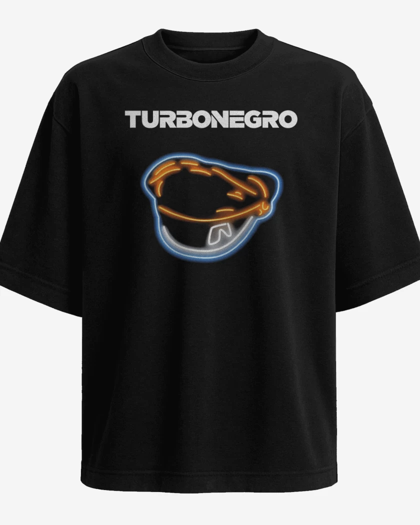 Polera Oversize Negro de Turbonegro 2