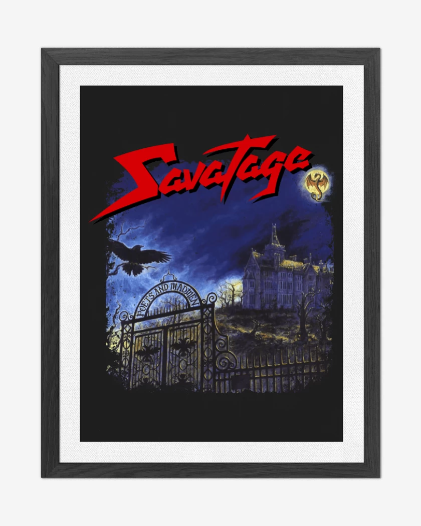 Cuadro decorativo Negro de Savatage Poets and Madmen