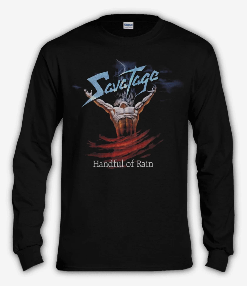 Polera manga larga Negro de Savatage Handful of Rain