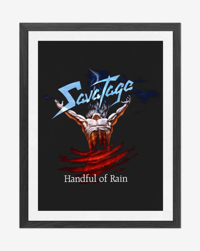 Cuadro decorativo Negro de Savatage Handful of Rain