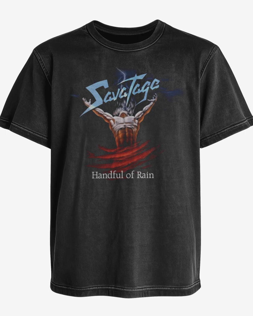Polera desgastada Savatage Handful of Rain