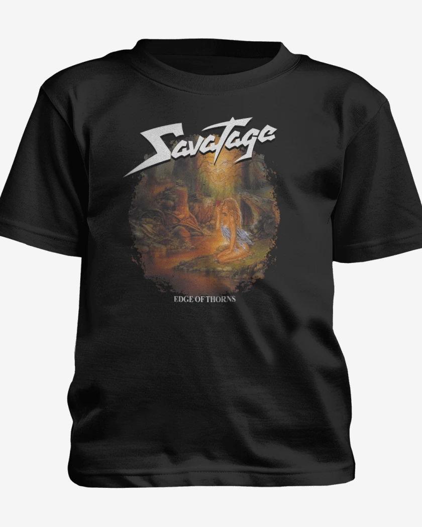 Polera de niño Negro de Savatage Edge of Thorns