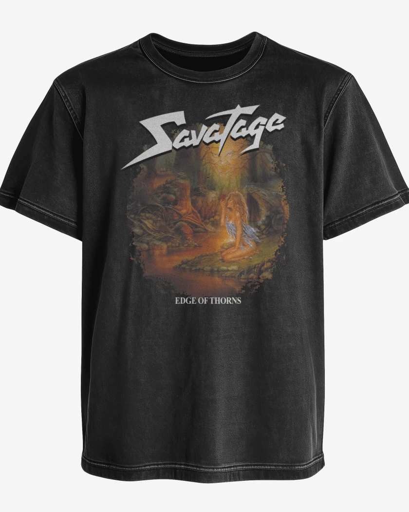 Polera desgastada Savatage Edge of Thorns