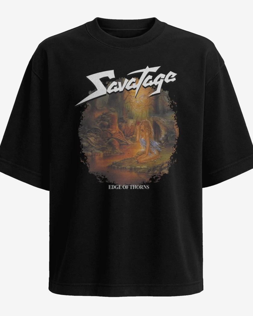Polera Oversize Savatage Edge of Thorns