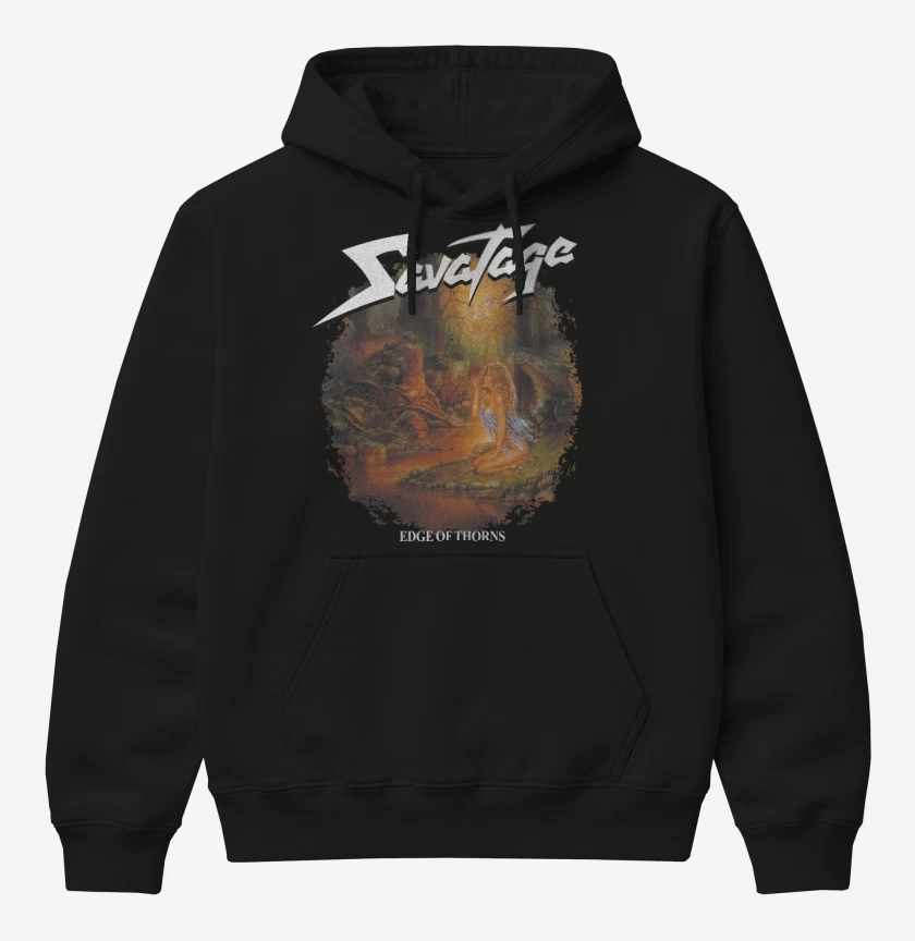 Poleron Canguro básico Negro de Savatage Edge of Thorns