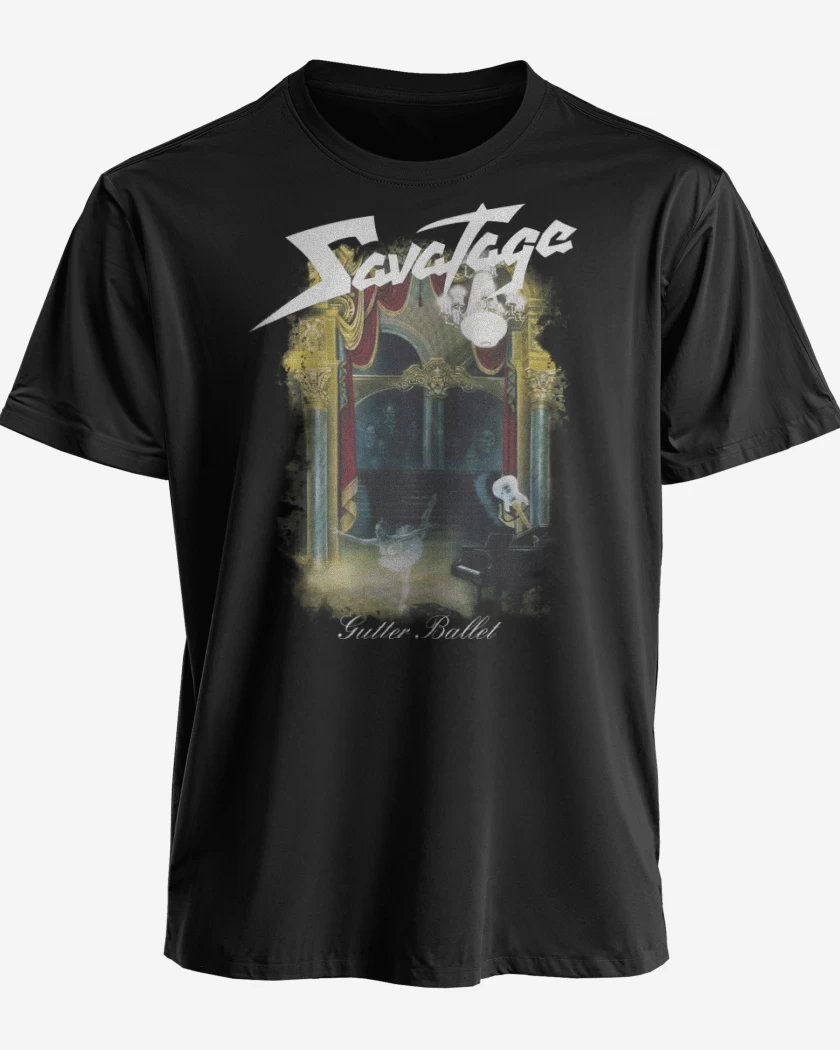 Polera premium Negro de Savatage Gutter Ballet
