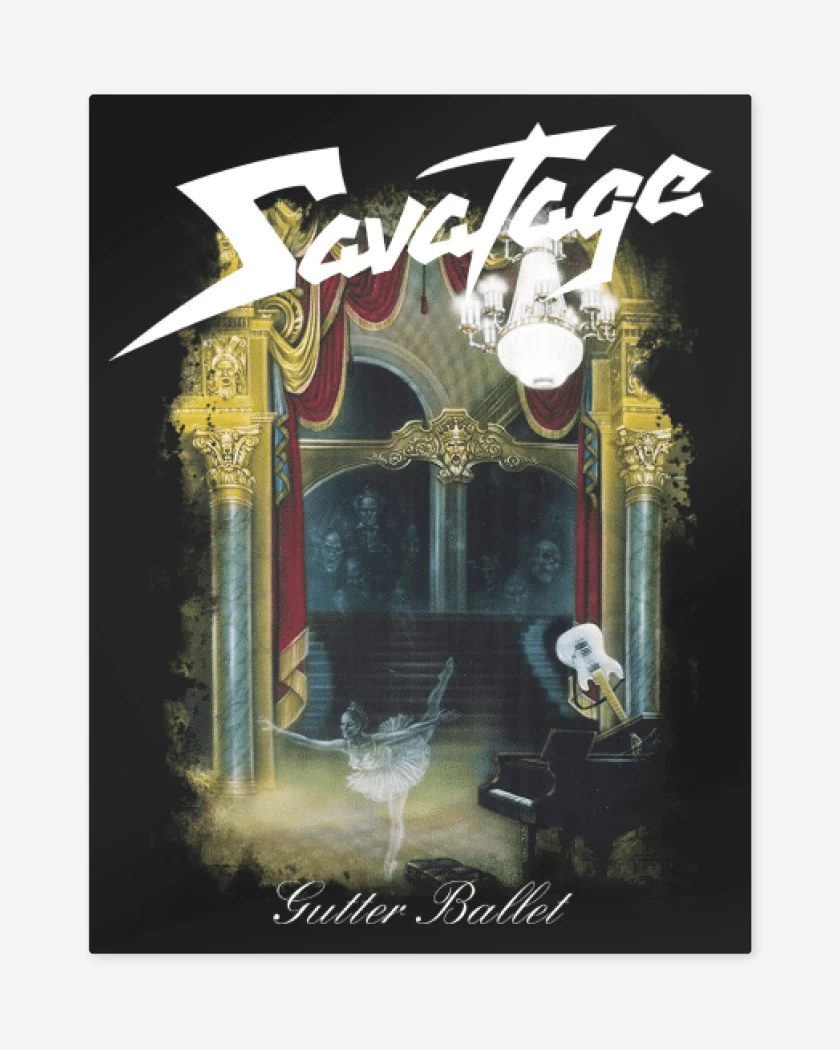 Print metalico Negro de Savatage Gutter Ballet