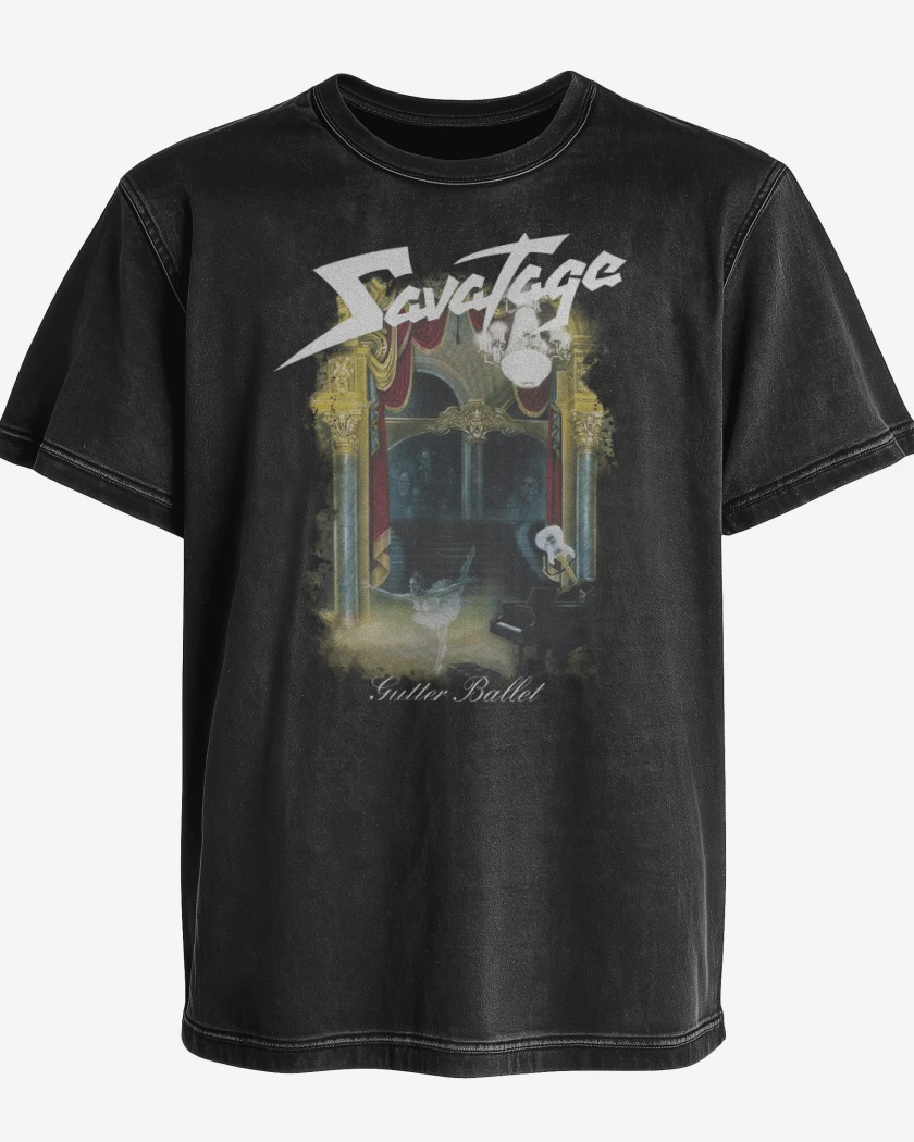 Polera desgastada Savatage Gutter Ballet