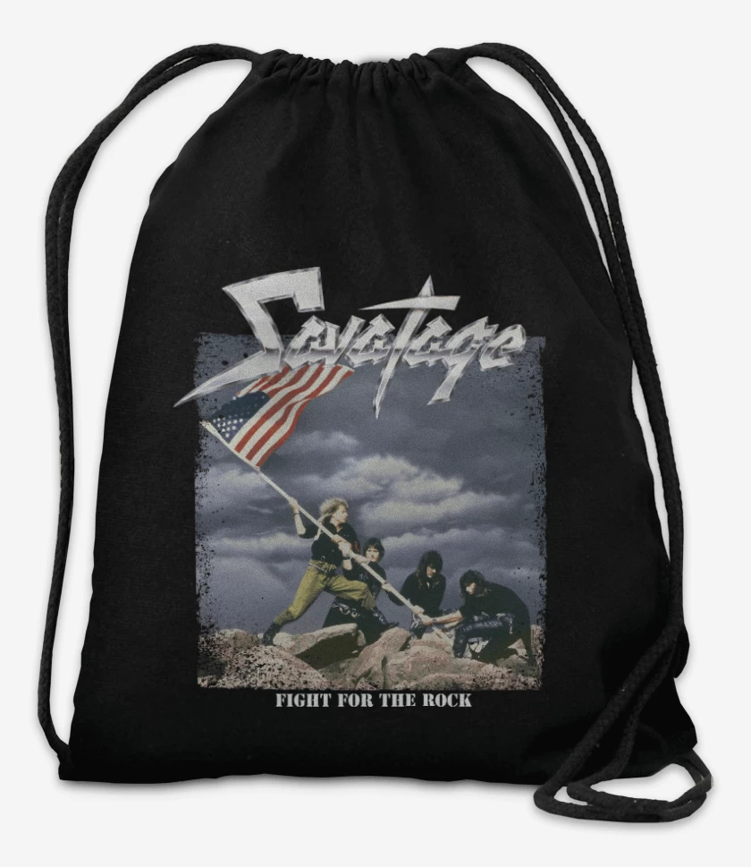 Mochila Negro de Savatage Fight for the Rock