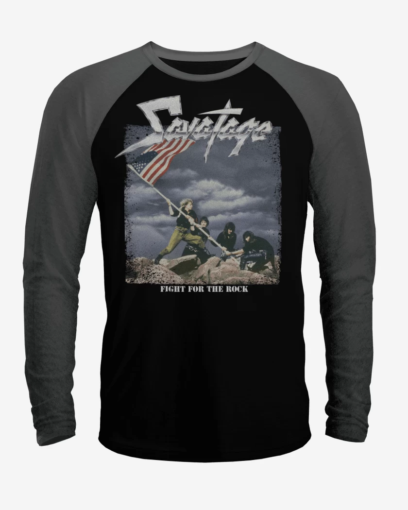 Polera Raglan Savatage Fight for the Rock