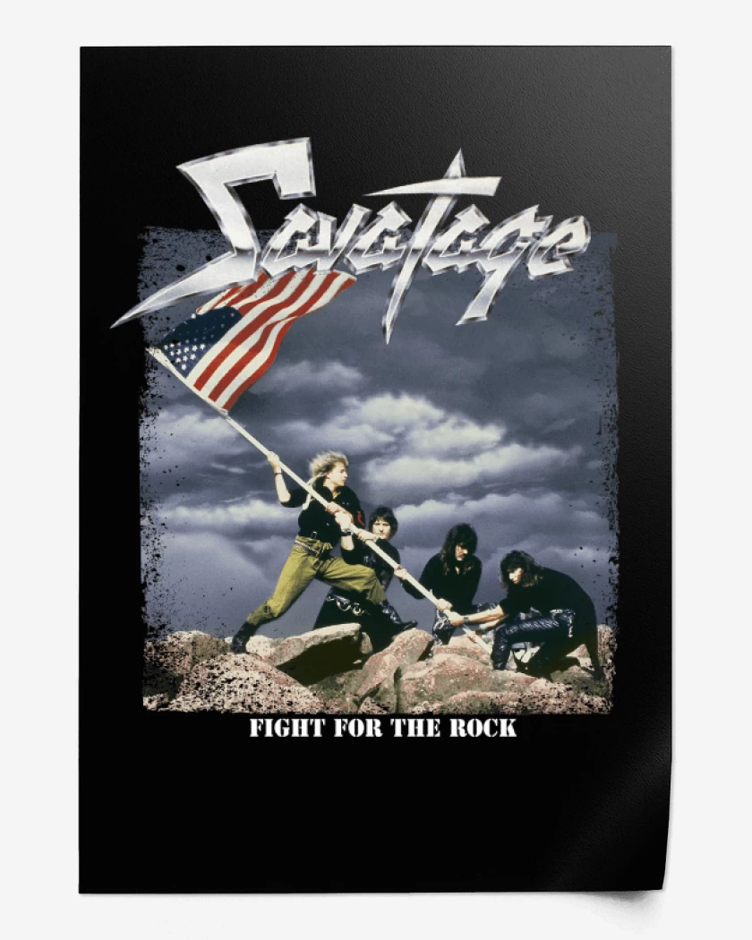 Print Savatage Fight for the Rock