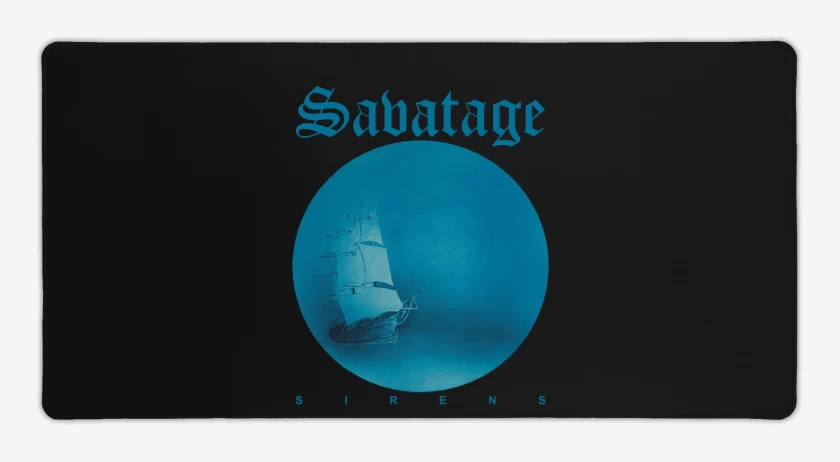 Mouse pad Gamer Negro de Savatage Sirens v2