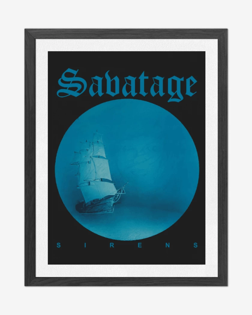 Cuadro decorativo Negro de Savatage Sirens v2