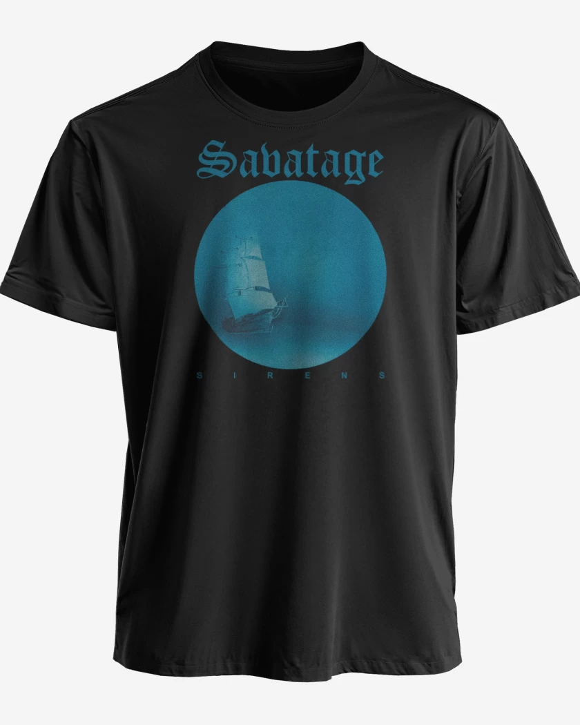 Polera premium Negro de Savatage Sirens v2