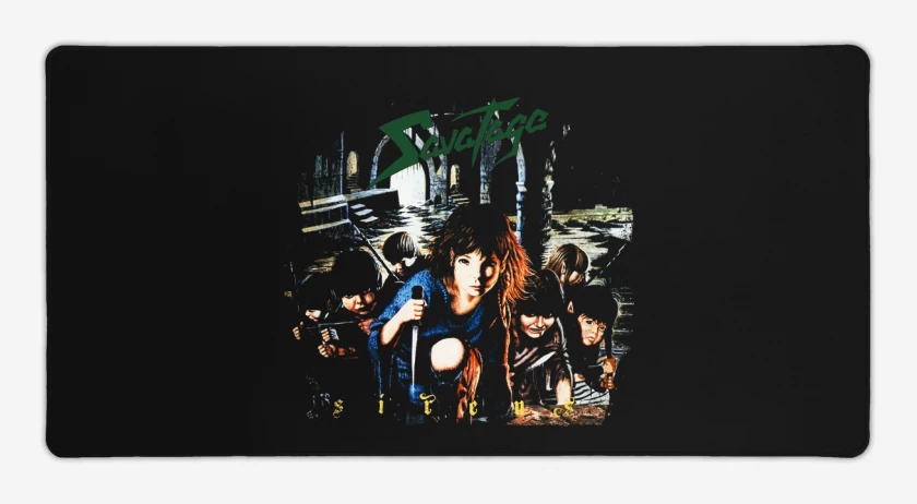 Mouse pad Gamer Negro de Savatage Sirens