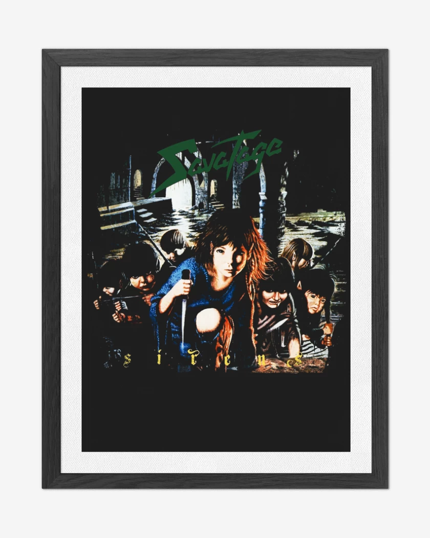 Cuadro decorativo Negro de Savatage Sirens