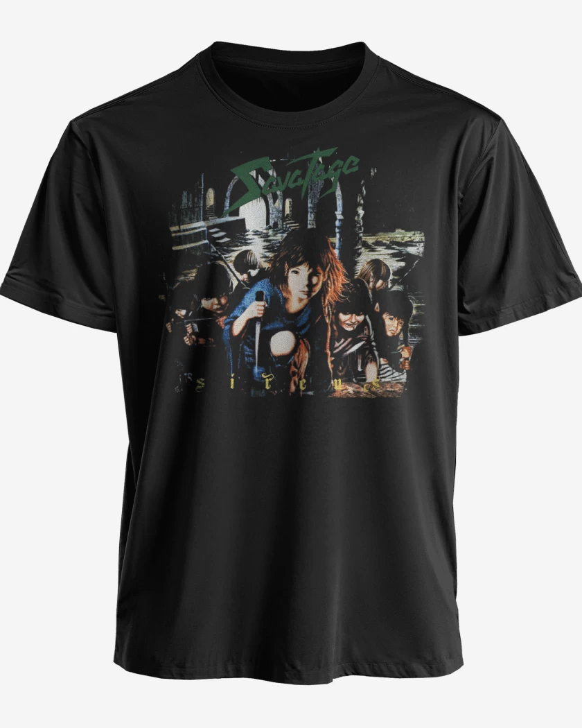 Polera premium Negro de Savatage Sirens