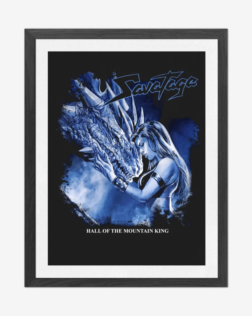 Cuadro decorativo Negro de Savatage Hall of the Mountain