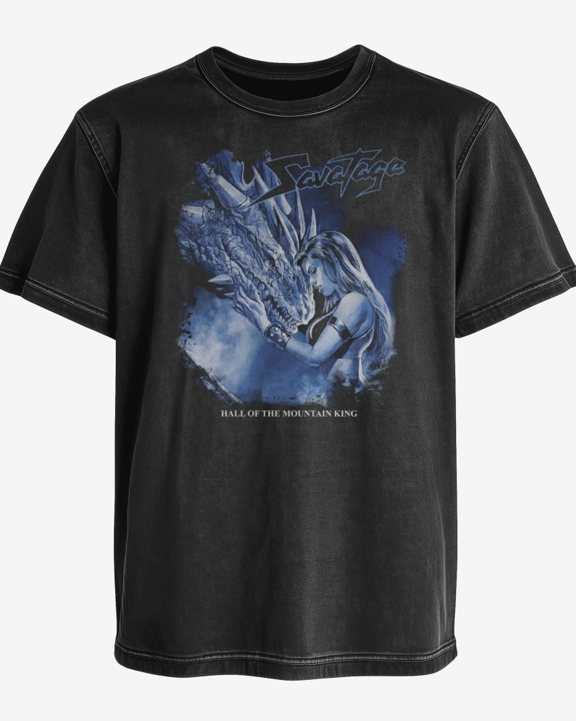 Polera desgastada Savatage Hall of the Mountain