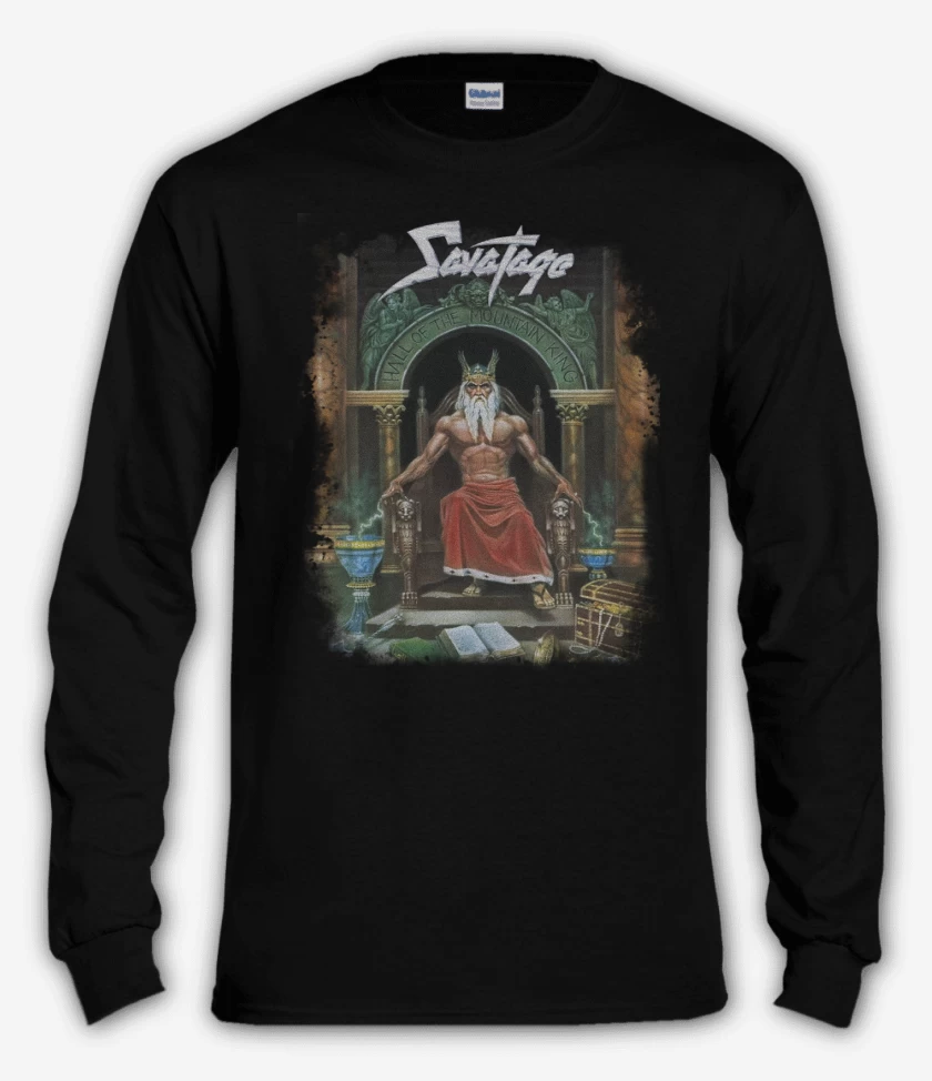 Polera manga larga Negro de Savatage Hall of the Mountain King