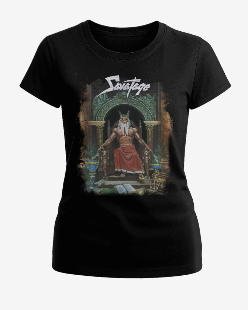 Polera de Mujer Negro de Savatage Hall of the Mountain King