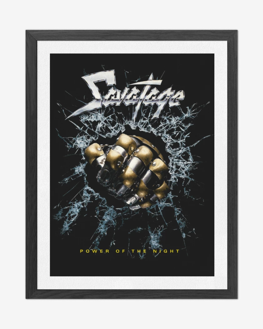 Cuadro decorativo Negro de Savatage Power of the Night