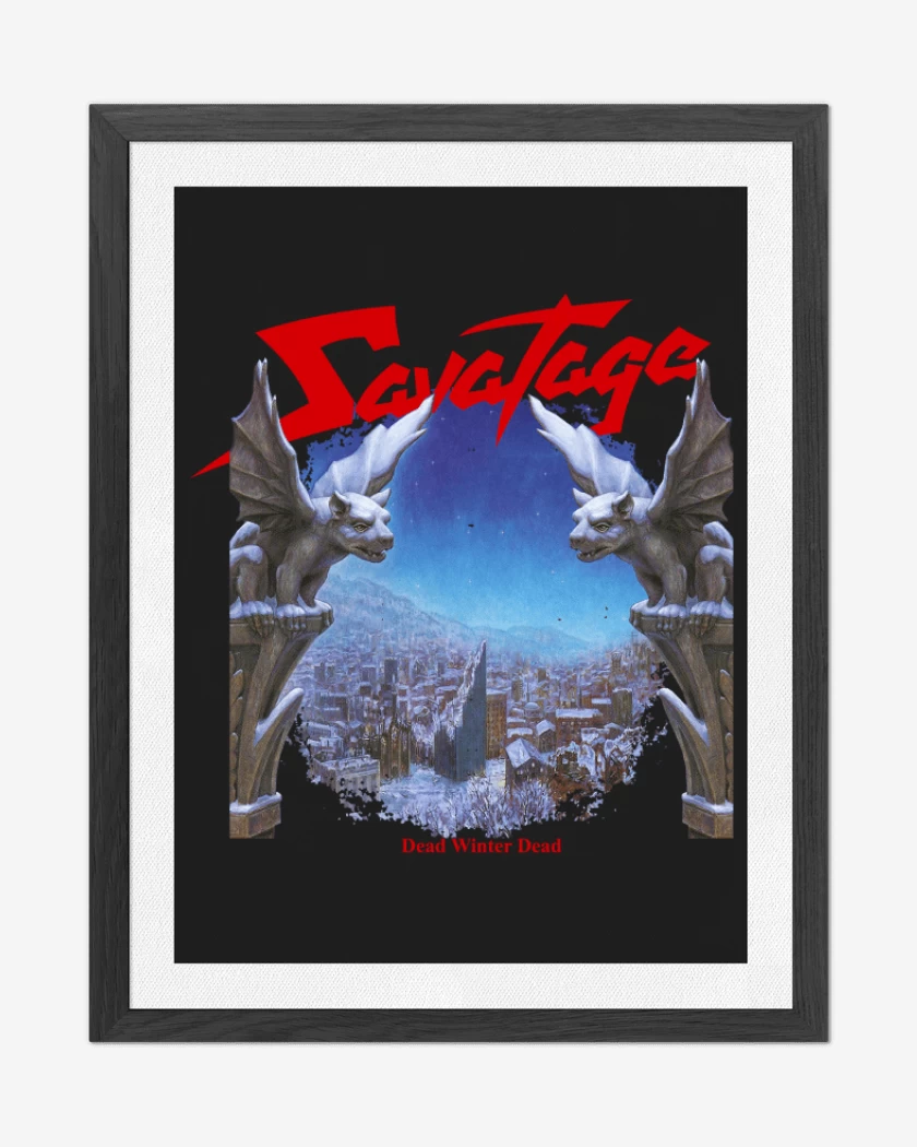 Cuadro decorativo Negro de Savatage Dead Winter Dead