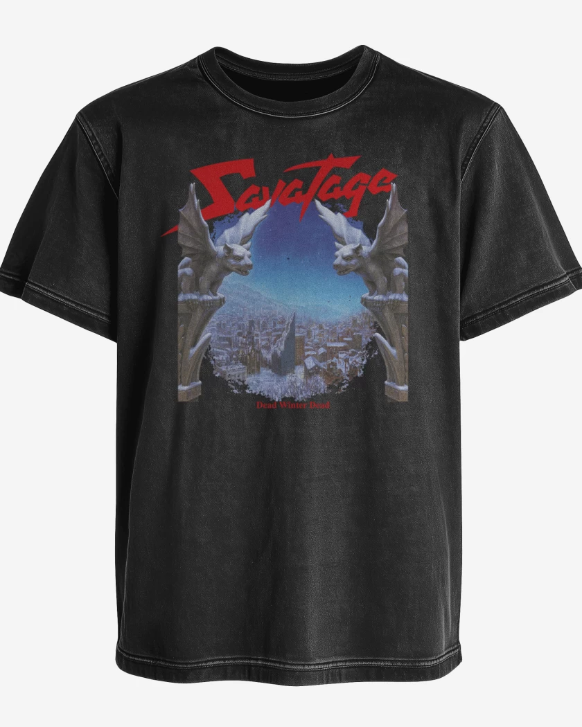 Polera desgastada Savatage Dead Winter Dead